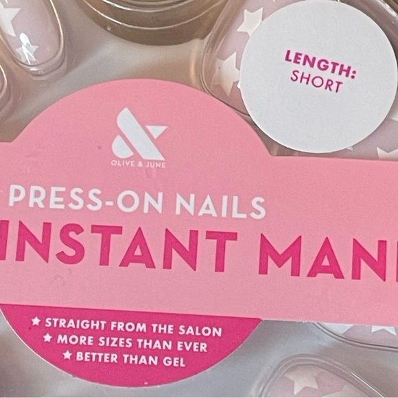 NWT OLIVE and JUNE THE INSTANT MANI with Stars - Picture 6 of 8